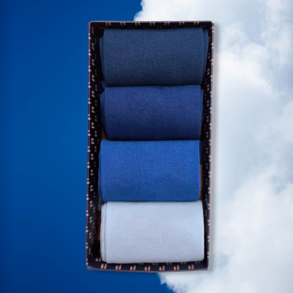 Box Cadeau 4 Paires De Chaussettes - Le Grand Bleu