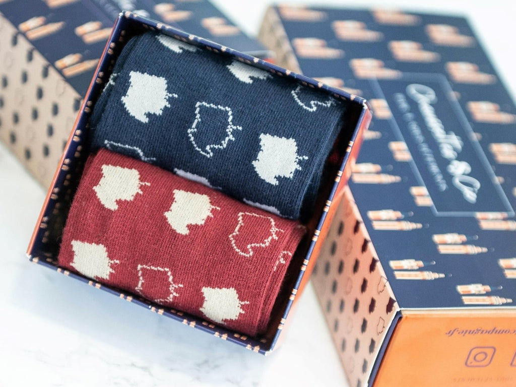 Box Cadeau 2 Paires De Chaussettes - Le Général De Gaulle