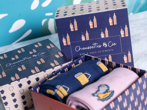 BOX CADEAU 2 PAIRES DE CHAUSSETTES - TERRITOIRE NORD - LA BRADERIE DE LILLE
