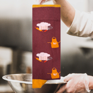 À MOTIFS - LES PLAISIRS CULINAIRES - CHAUSSETTES LA PÂTISSERIE
