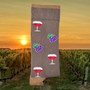 À MOTIFS - LES BREUVAGES - CHAUSSETTES LES VIGNES