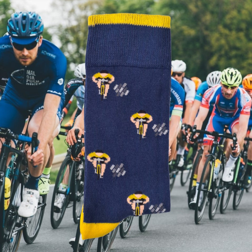 À MOTIFS - LES SPORTS - CHAUSSETTES MAILLOT JAUNE