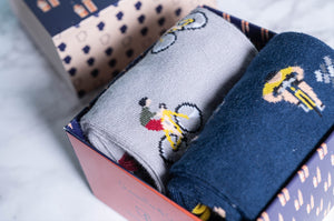 À MOTIFS - LES SPORTS - CHAUSSETTES MAILLOT JAUNE