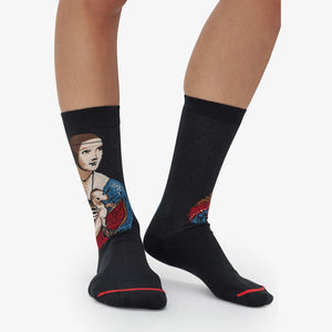 Les Artistiques - Leonardo De Vinci - Chaussettes Dame A L'hermine