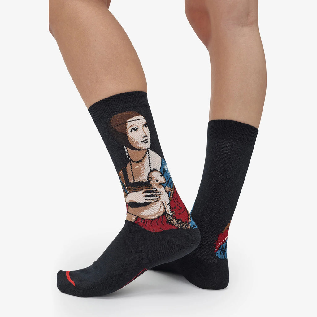 Les Artistiques - Leonardo De Vinci - Chaussettes Dame A L'hermine