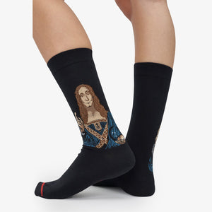 Les Artistiques - Leonardo De Vinci - Chaussettes Salvator Mundi