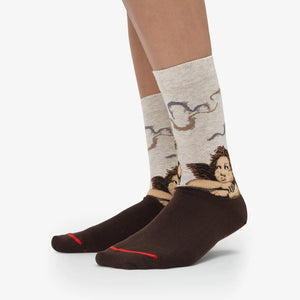 Les Artistiques - Raphael Sanzio - Chaussettes Les Anges De La Sixtine