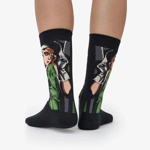 Les Artistiques - Tamara De Lempicka - Chaussettes Jeune Femme Avec Des Gants