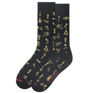 LES ARTISTIQUES - L'ÉGYPTE DES PHARAONS - CHAUSSETTES SYMBOLES ÉGYPTIENS