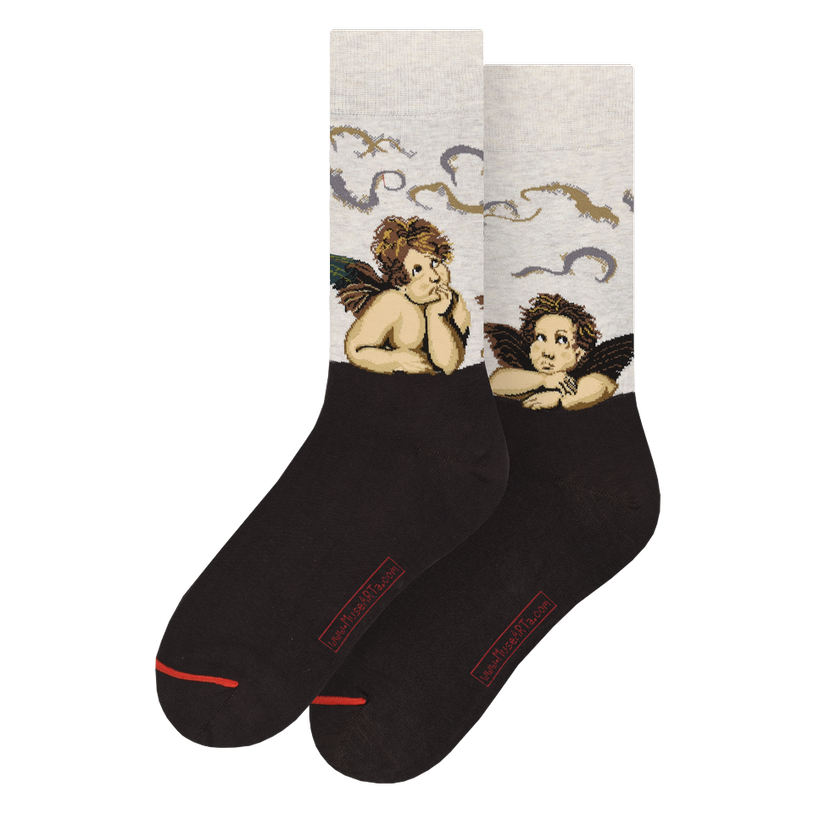 Les Artistiques - Raphael Sanzio - Chaussettes Les Anges De La Sixtine