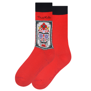 Les Artistiques - Frida Kahlo - Chaussettes Crane Du Jour Des Morts