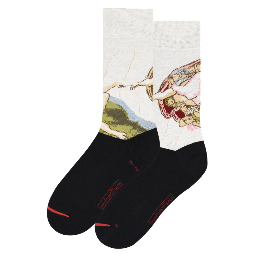 Les Artistiques - Michelangelo Buonarroti - Chaussettes La Creation D'adam