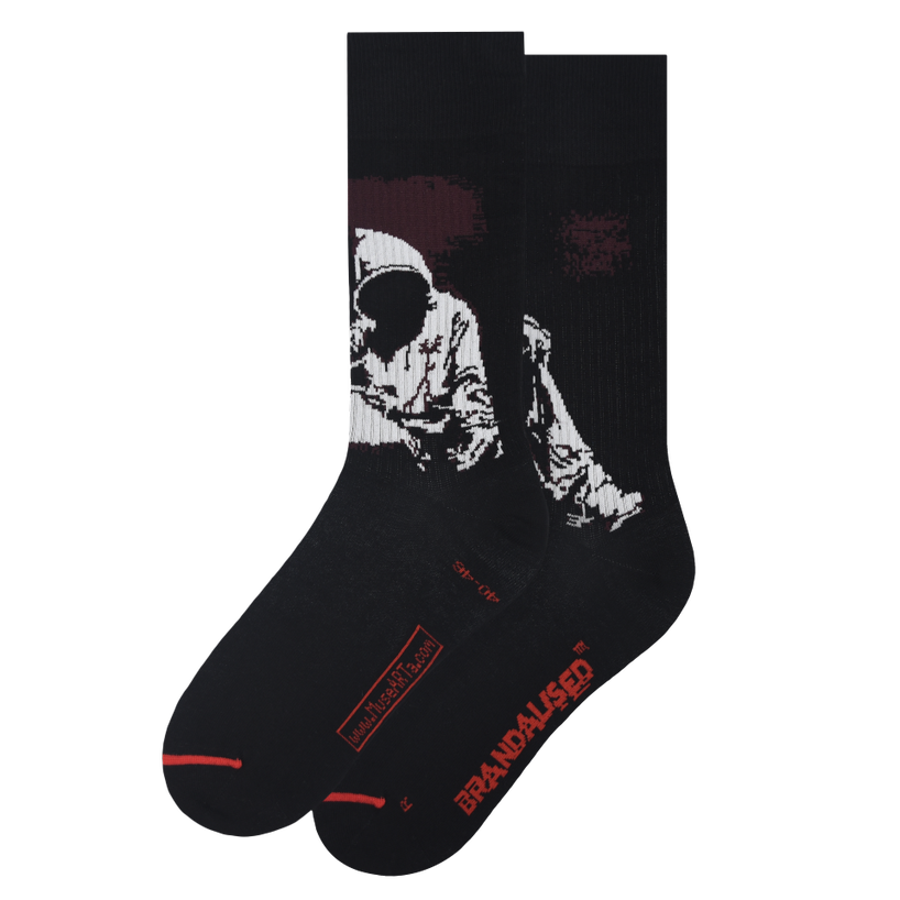 Les Artistiques - Banksy Graffiti - Chaussettes Gangsta Boy