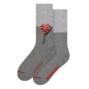 LES ARTISTIQUES - BANKSY GRAFFITI - CHAUSSETTES COEUR BANDE