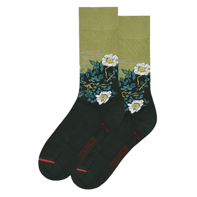 LES ARTISTIQUES - VINCENT VAN GOGH - CHAUSSETTES ROSES SAUVAGE