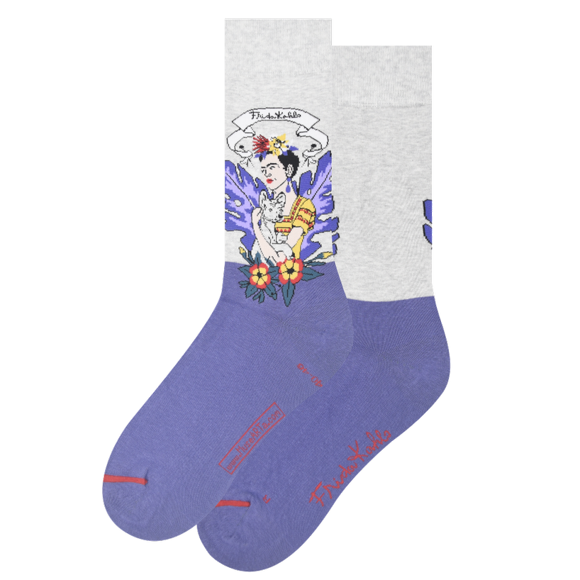 Les Artistiques - Frida Kahlo - Chaussettes Frida Et Son Chien