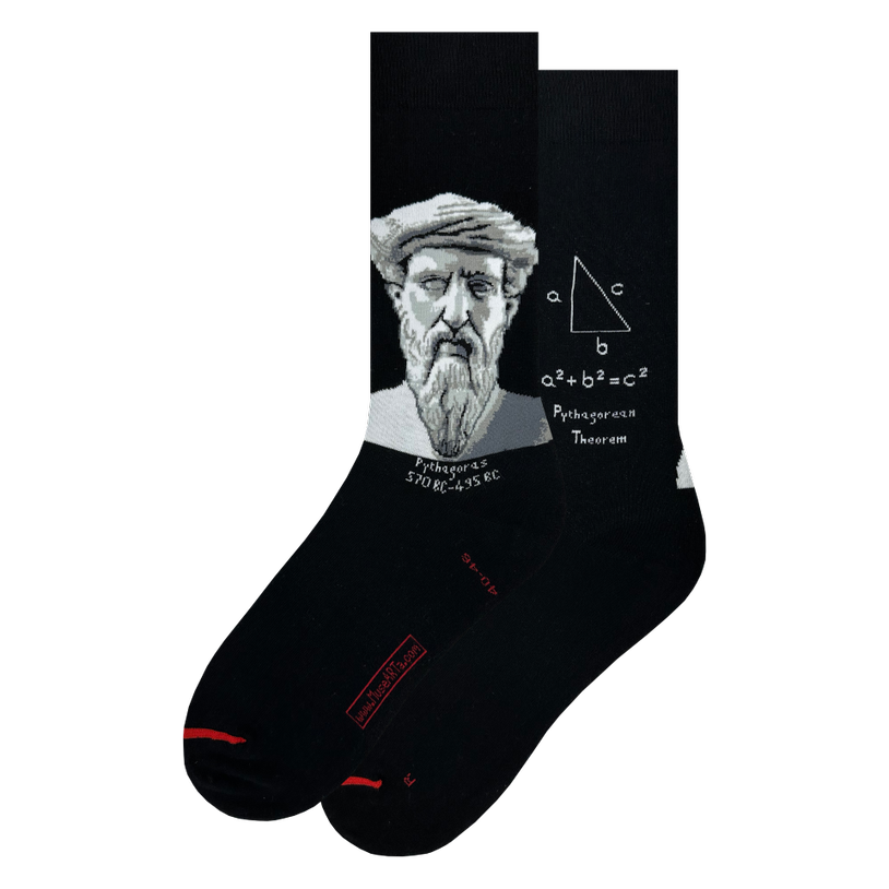 Les Artistiques - Science & Histoire - Chaussettes Pythagore