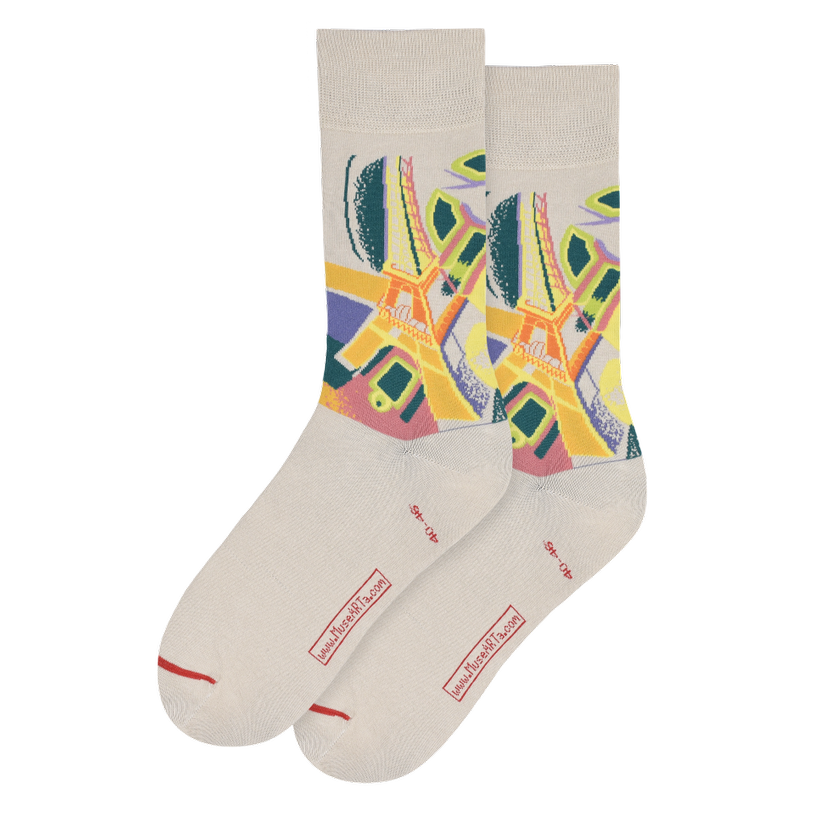 Les Artistiques - Robert Delaunay - Chaussettes La Tour Eiffel