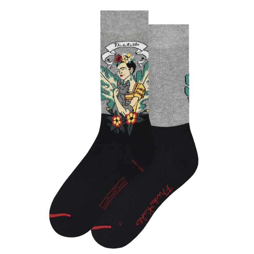 Les Artistiques - Frida Kahlo - Chaussettes Frida Et Son Chien